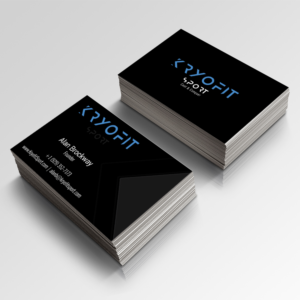 Diseño de Tarjeta de Presentación por e-graphics para Kryofit Sport | Diseño: #14170572