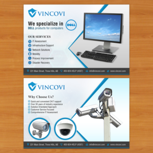 Design de Flyer par debdesign pour VINCOVI Technology Solutions Inc | Design : #14207753