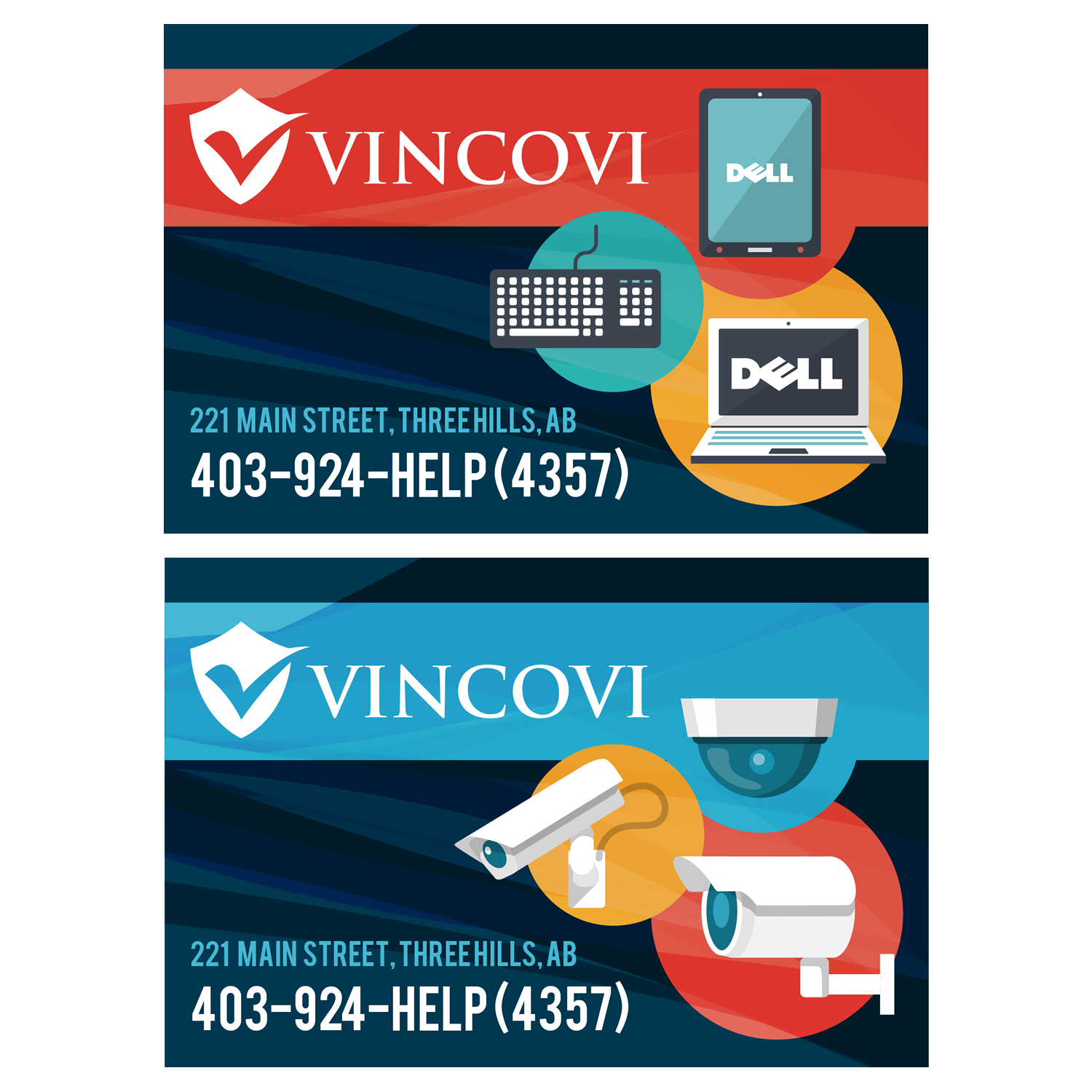 Design de Flyer par Teos pour VINCOVI Technology Solutions Inc | Design #14189238