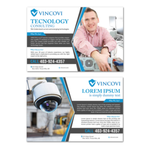 Design de Flyer par creative.bugs pour VINCOVI Technology Solutions Inc | Design : #14193938