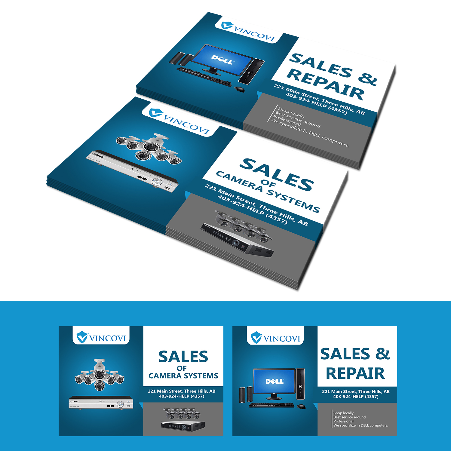 Flyer Design by 4rgraphix for VINCOVI Technology Solutions Inc | Design #14260773