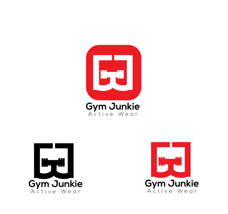 Logo Design by uk for Gym Junkie Activewear | Design #14178202