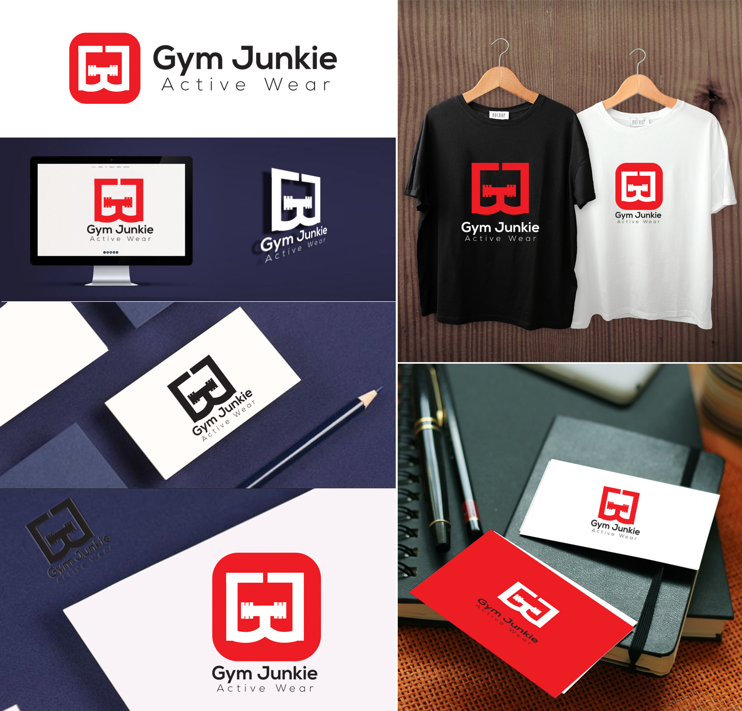 Diseño de Logo por uk para Gym Junkie Activewear | Diseño #14178203