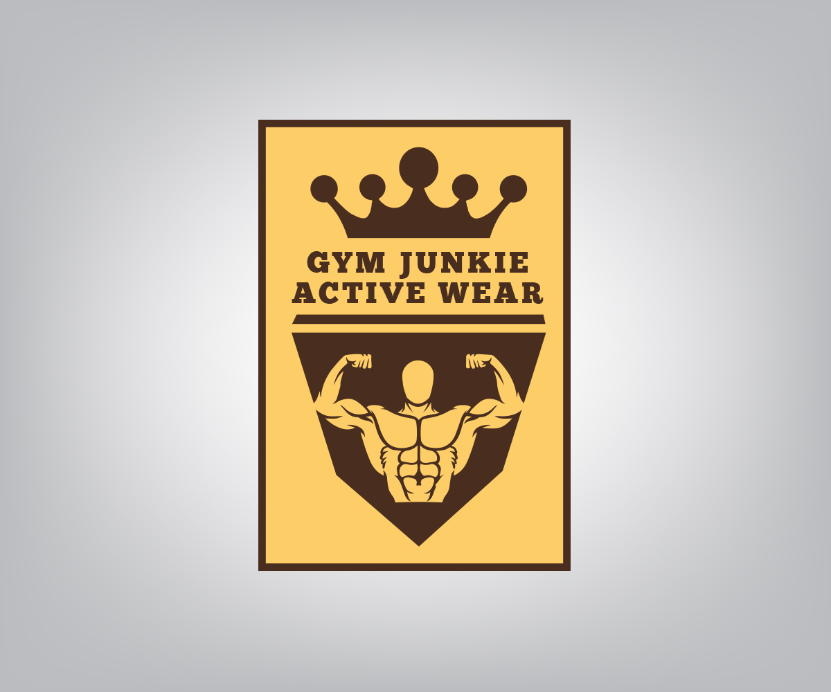 Logo Design by Deviantstore for Gym Junkie Activewear | Design #14177371