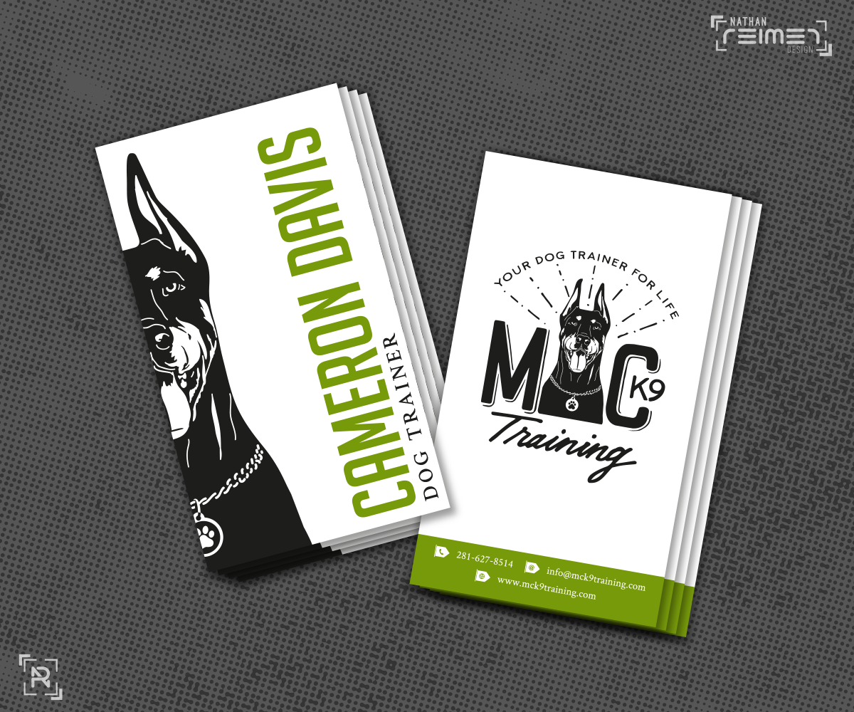 Business Card Design by nreimer for MC K9 Training | Design #16334360