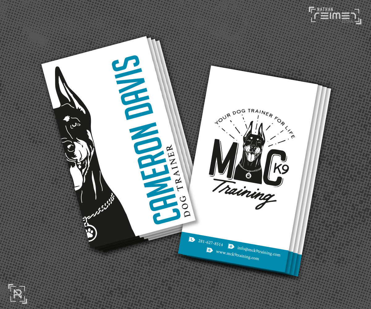Business Card Design by nreimer for MC K9 Training | Design #16334362