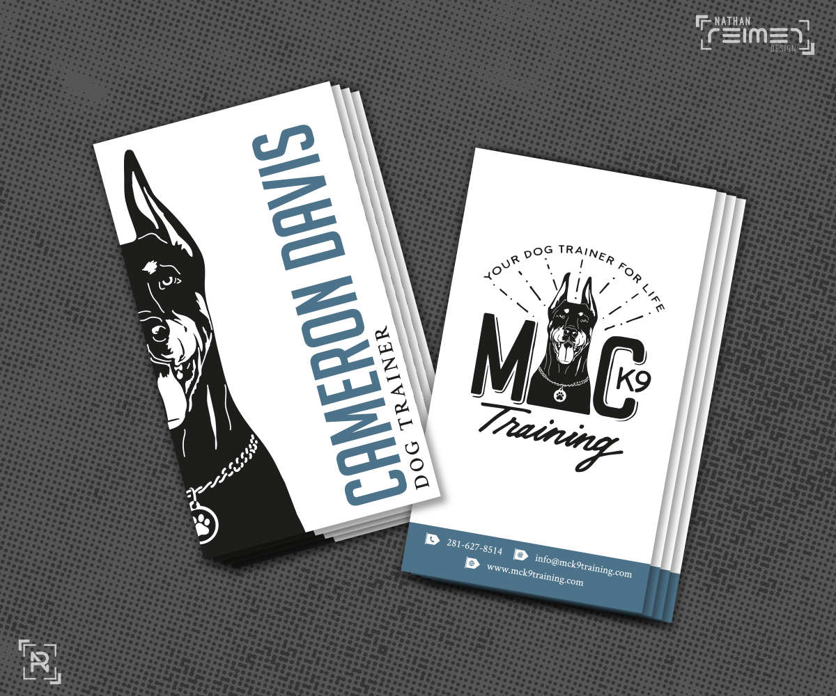 Business Card Design by nreimer for MC K9 Training | Design #16334616