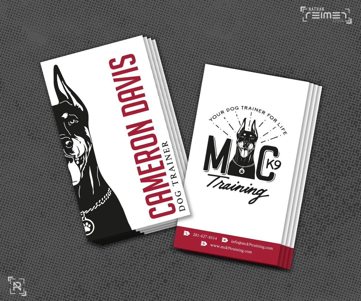 Business Card Design by nreimer for MC K9 Training | Design #16334617