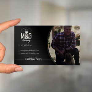 Business Card Design by Pixi Dust for MC K9 Training | Design: #16335349
