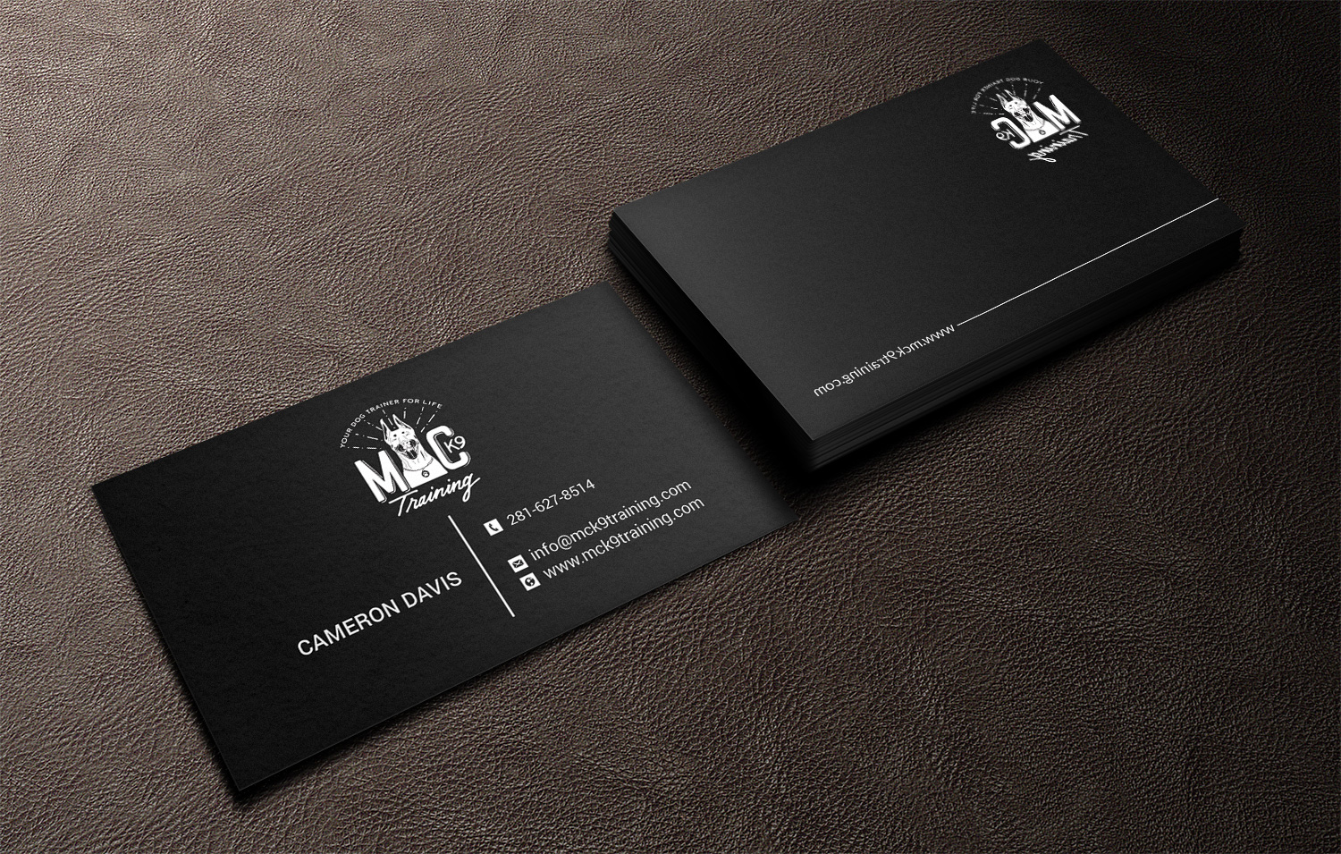 Design de Carte de Visite par Pixi Dust pour MC K9 Training | Design #16335350