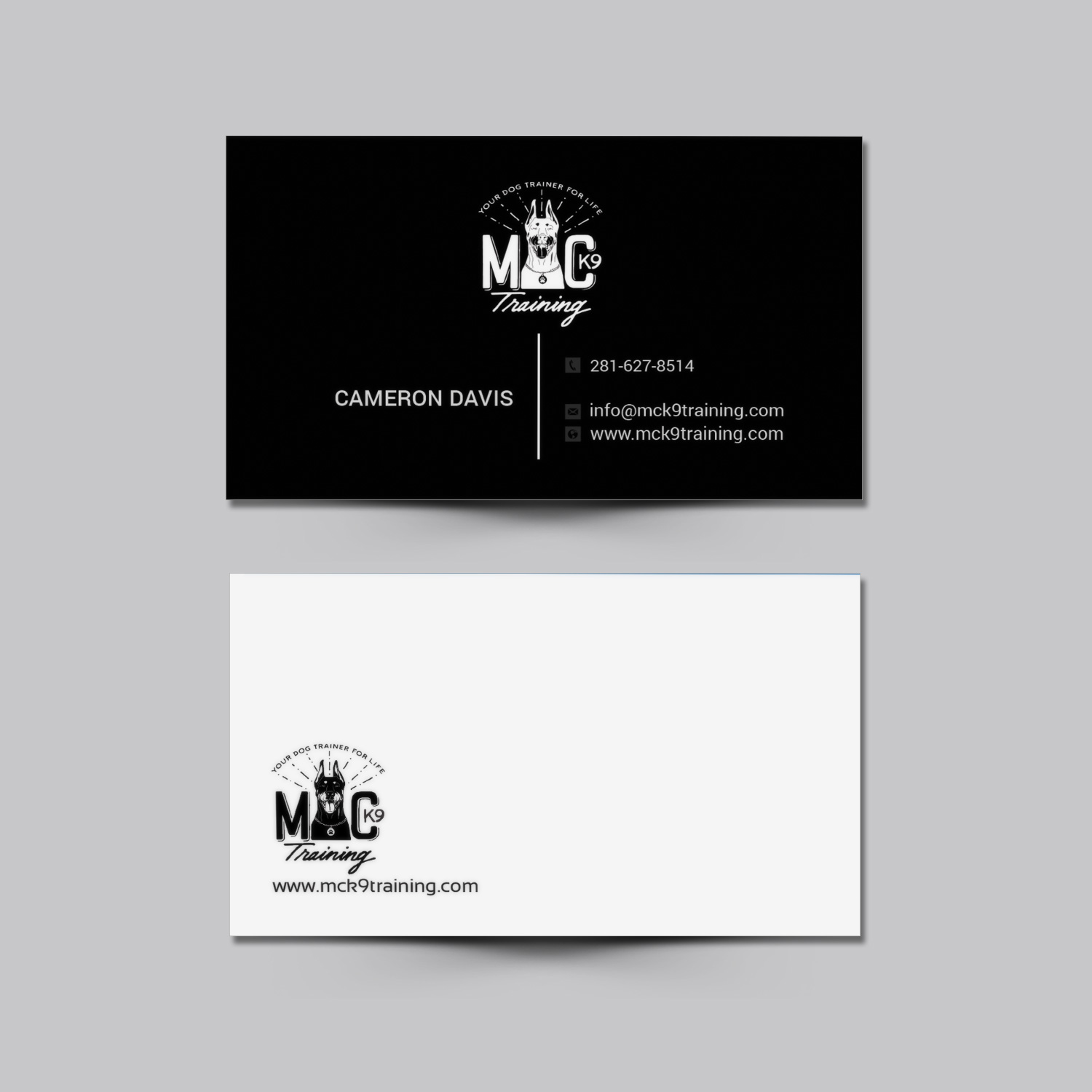 Visitenkarten-Design von Pixi Dust für MC K9 Training | Design #16335353