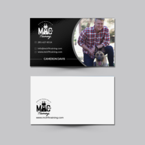 Business Card Design by Pixi Dust for MC K9 Training | Design: #16335354