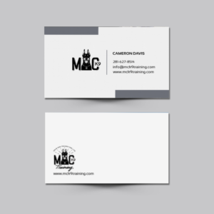 Business Card Design by Pawana Designs for MC K9 Training | Design #16335356