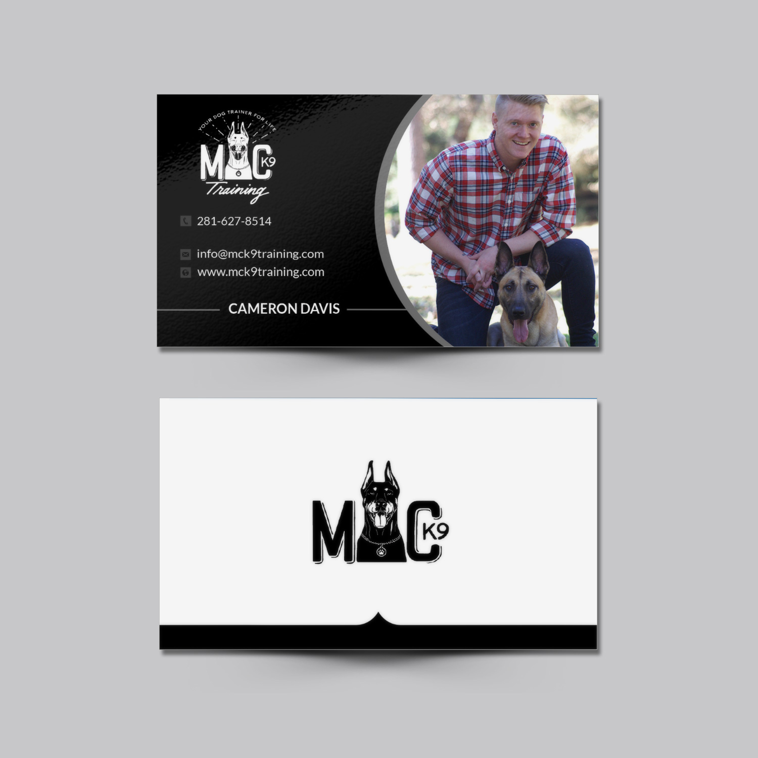 Business Card Design by Pixi Dust for MC K9 Training | Design #16335359