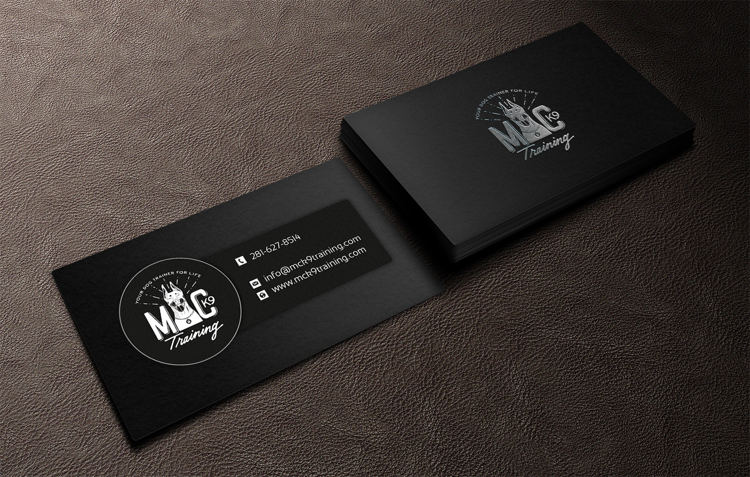 Business Card Design by Pixi Dust for MC K9 Training | Design #16335361