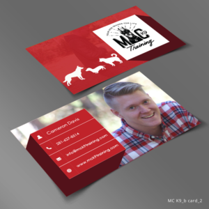 Diseño de Tarjeta de Presentación por Sketchweb para MC K9 Training | Diseño: #16329702