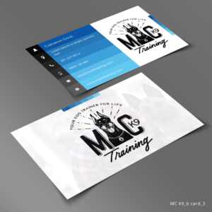 Business Card Design by Sketchweb for MC K9 Training | Design #16357235