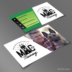 Business Card Design by Sketchweb for MC K9 Training | Design: #16358365