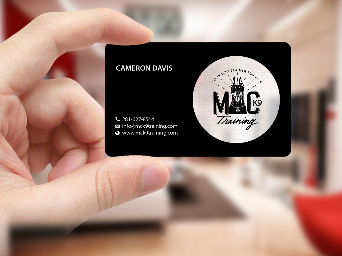 Business Card Design by Creations Box 2015 for MC K9 Training | Design #16336529
