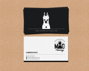 Business Card Design by chandrayaan.creative for MC K9 Training | Design #16363323