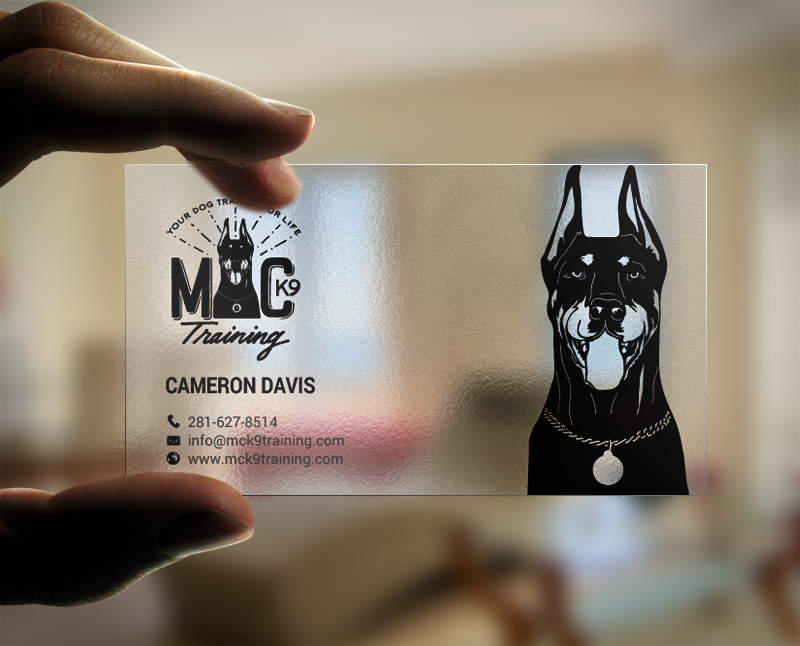 Business Card Design by chandrayaan.creative for MC K9 Training | Design #16363325