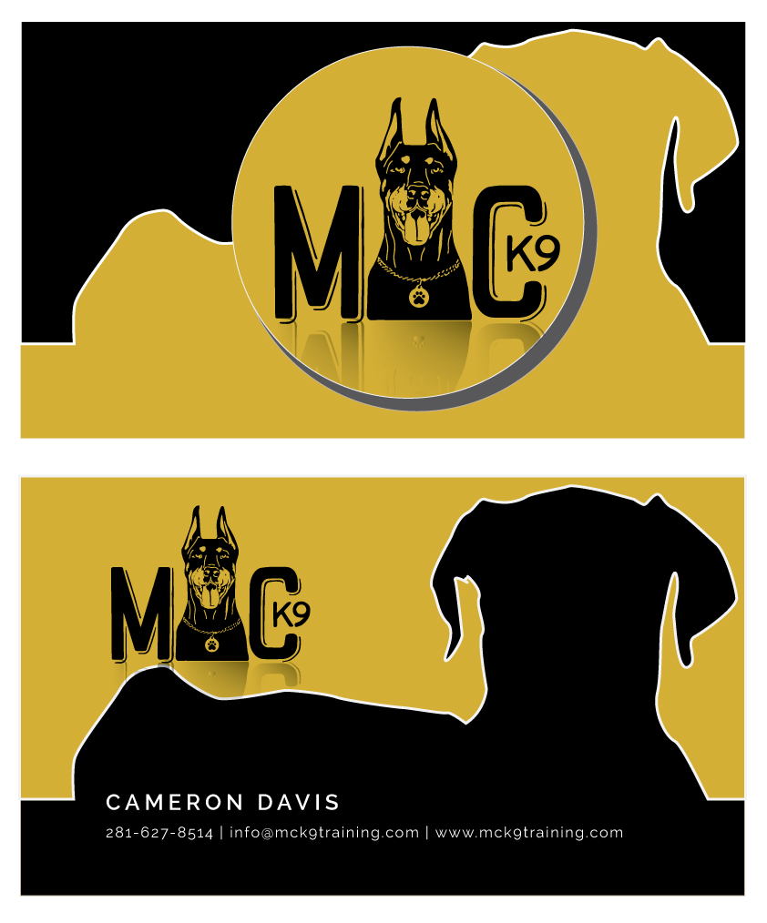 Business Card Design by olusouls for MC K9 Training | Design #16332434