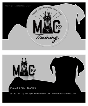 Design de Carte de Visite par olusouls pour MC K9 Training | Design : #16343474