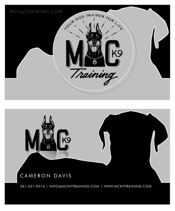 Business Card Design by olusouls for MC K9 Training | Design #16344054