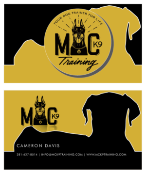 Design de Carte de Visite par olusouls pour MC K9 Training | Design : #16344057