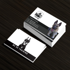 Diseño de Tarjeta de Presentación por Creative Jiniya para MC K9 Training | Diseño: #16328043