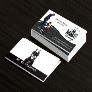 Business Card Design by Creative Jiniya for MC K9 Training | Design: #16333030