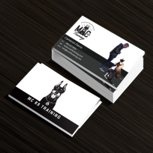 Business Card Design by Creative Jiniya for MC K9 Training | Design: #16333031