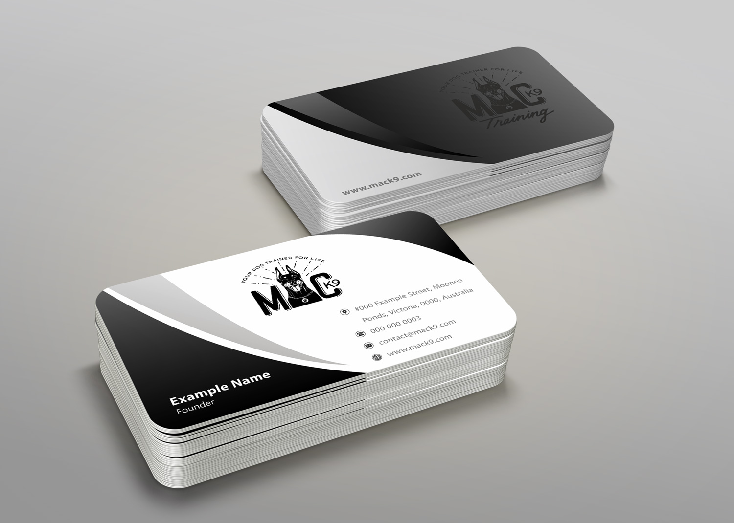 Business Card Design by Petter Goms for MC K9 Training | Design #16327776