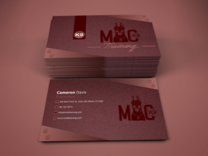 Business Card Design by Petter Goms for MC K9 Training | Design: #16336806