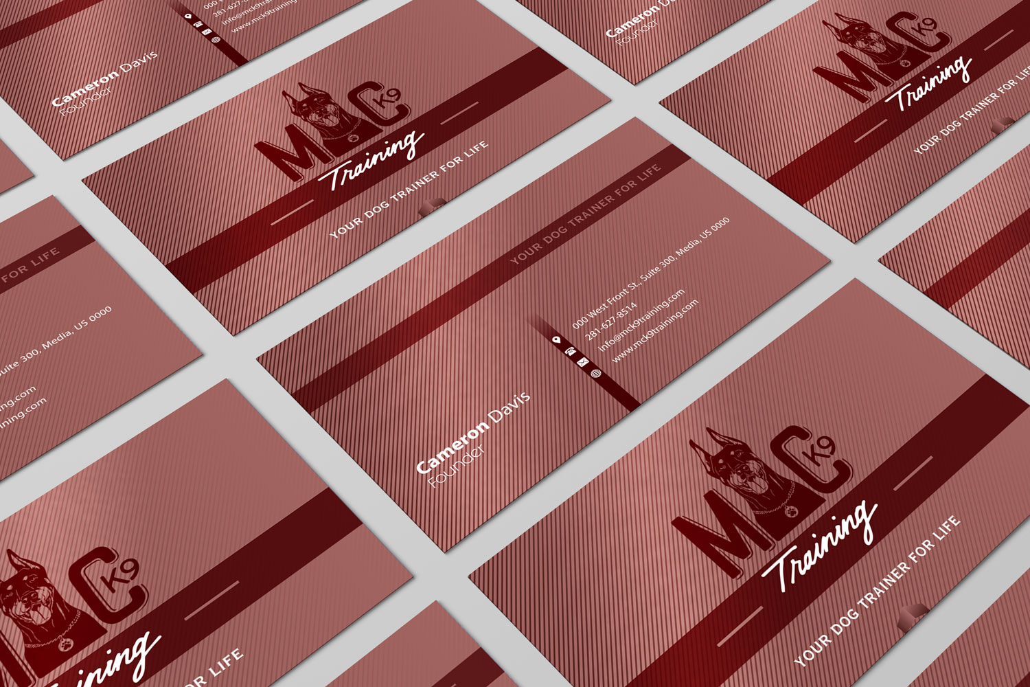 Business Card Design by Petter Goms for MC K9 Training | Design #16337060