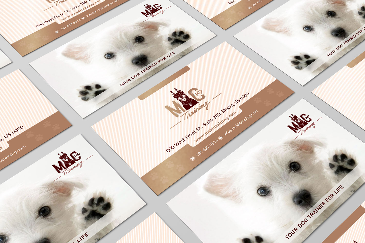 Business Card Design by Petter Goms for MC K9 Training | Design #16337641