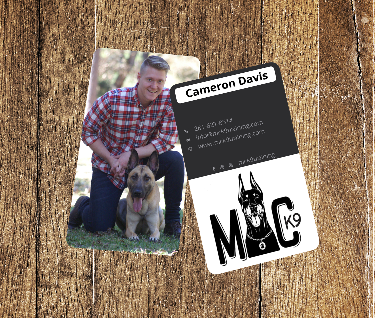 Diseño de Tarjeta de Presentación por TanaMa Creations para MC K9 Training | Diseño #16327766