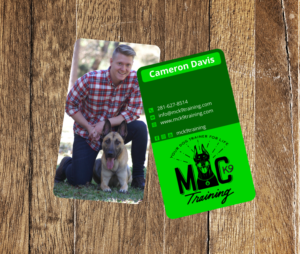 Business Card Design by TanaMa Creations for MC K9 Training | Design: #16336557