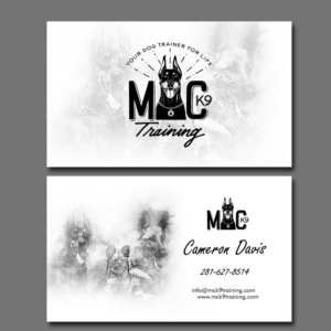 Diseño de Tarjeta de Presentación por Ann_RS - Anelia para MC K9 Training | Diseño: #16326792