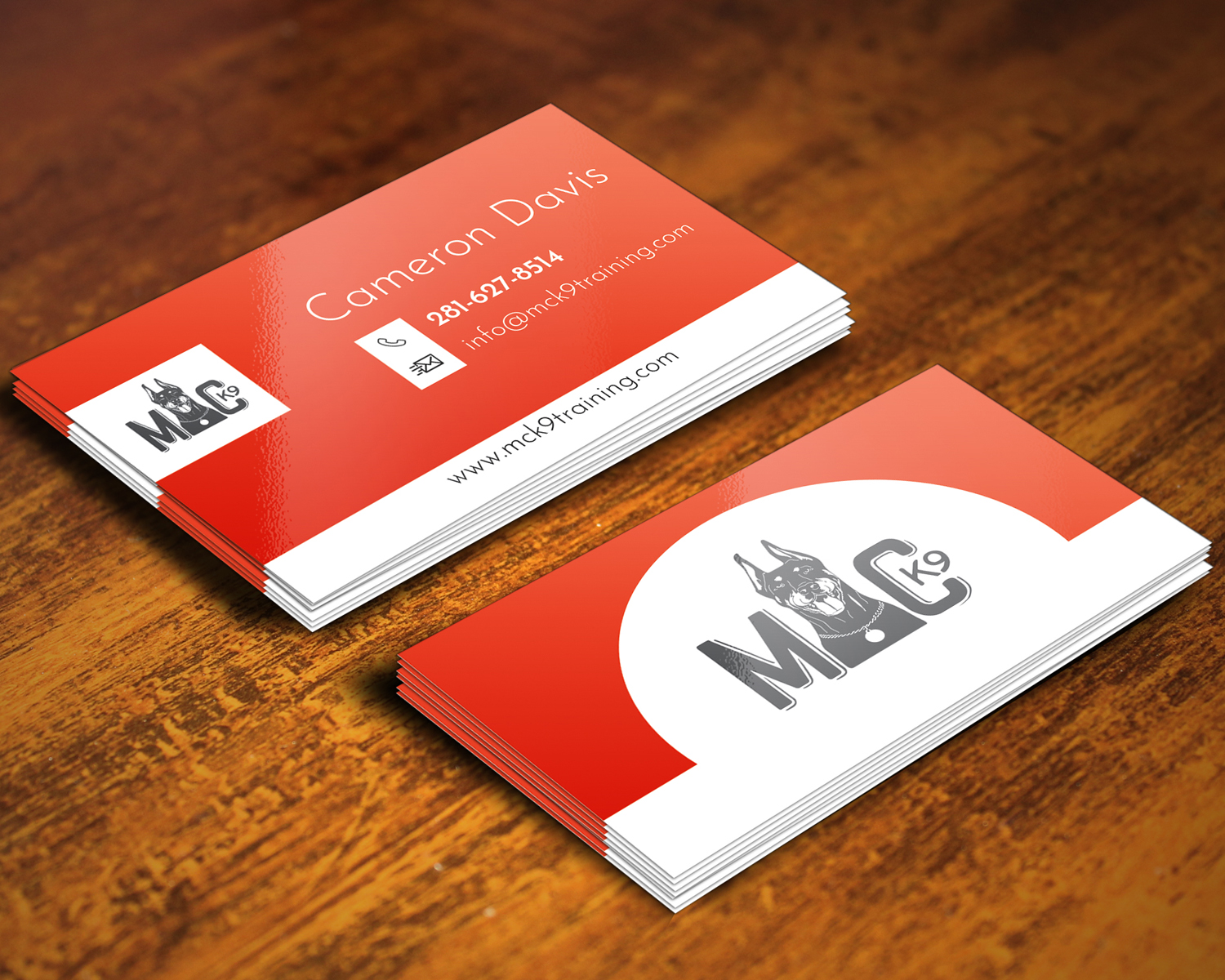 Business Card Design by Santanu Sarkar for MC K9 Training | Design #16351840