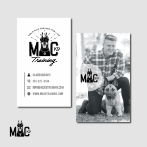 Business Card Design by corneldesign77 for MC K9 Training | Design: #16325218