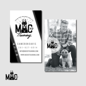 Design de Carte de Visite par corneldesign77 pour MC K9 Training | Design : #16335860