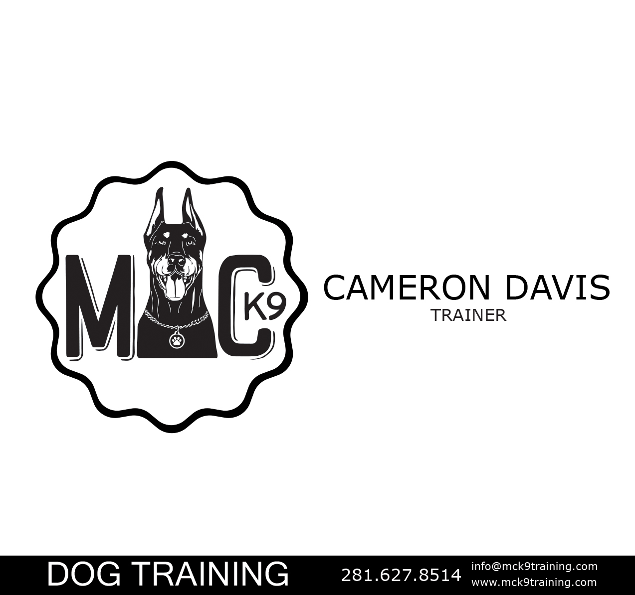 Business Card Design by vjose for MC K9 Training | Design #16357044