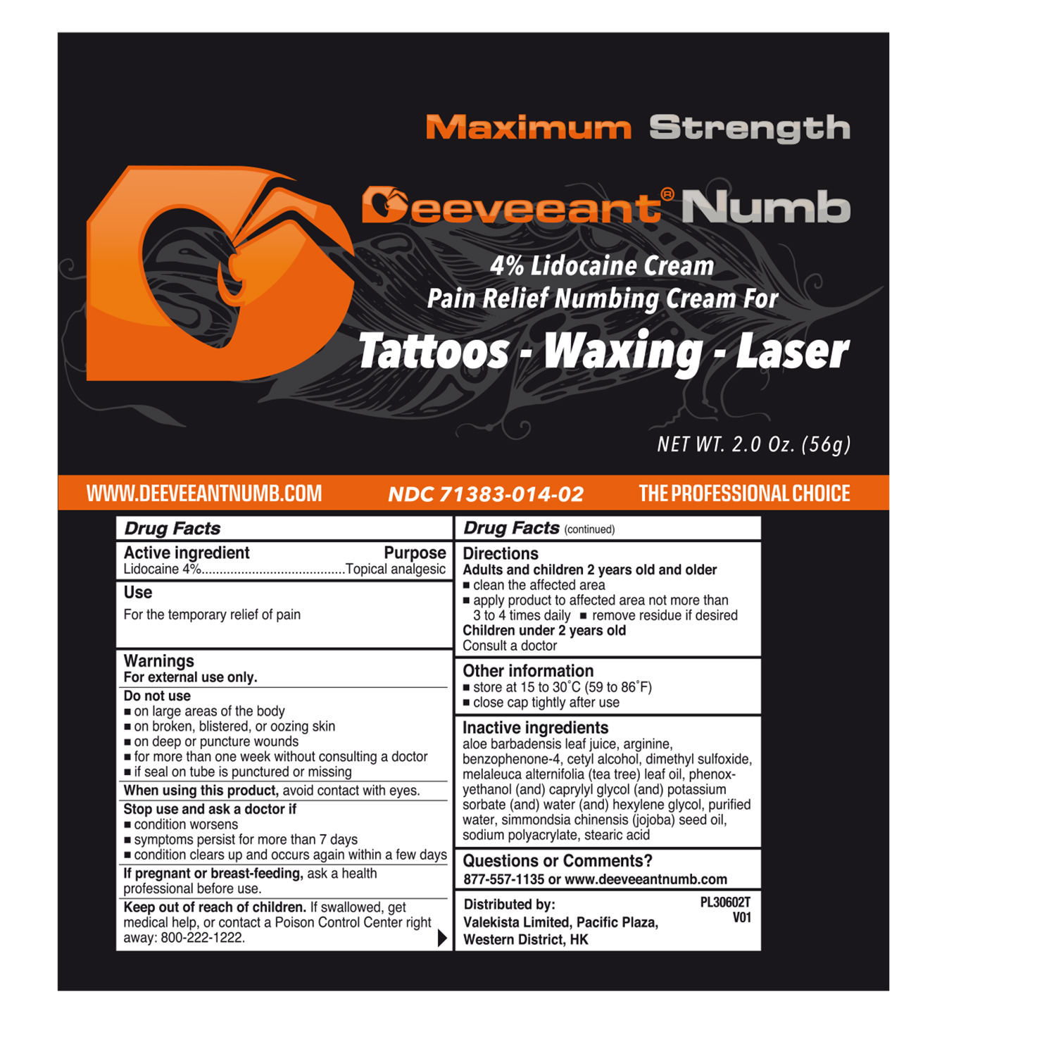 Verpackungs-Design von Daniel B. für Valekista Limited | Design #14717124