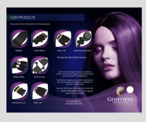 Genevieve Hair Flyer - tri-fold | Flyer-Design von elveneclipse
