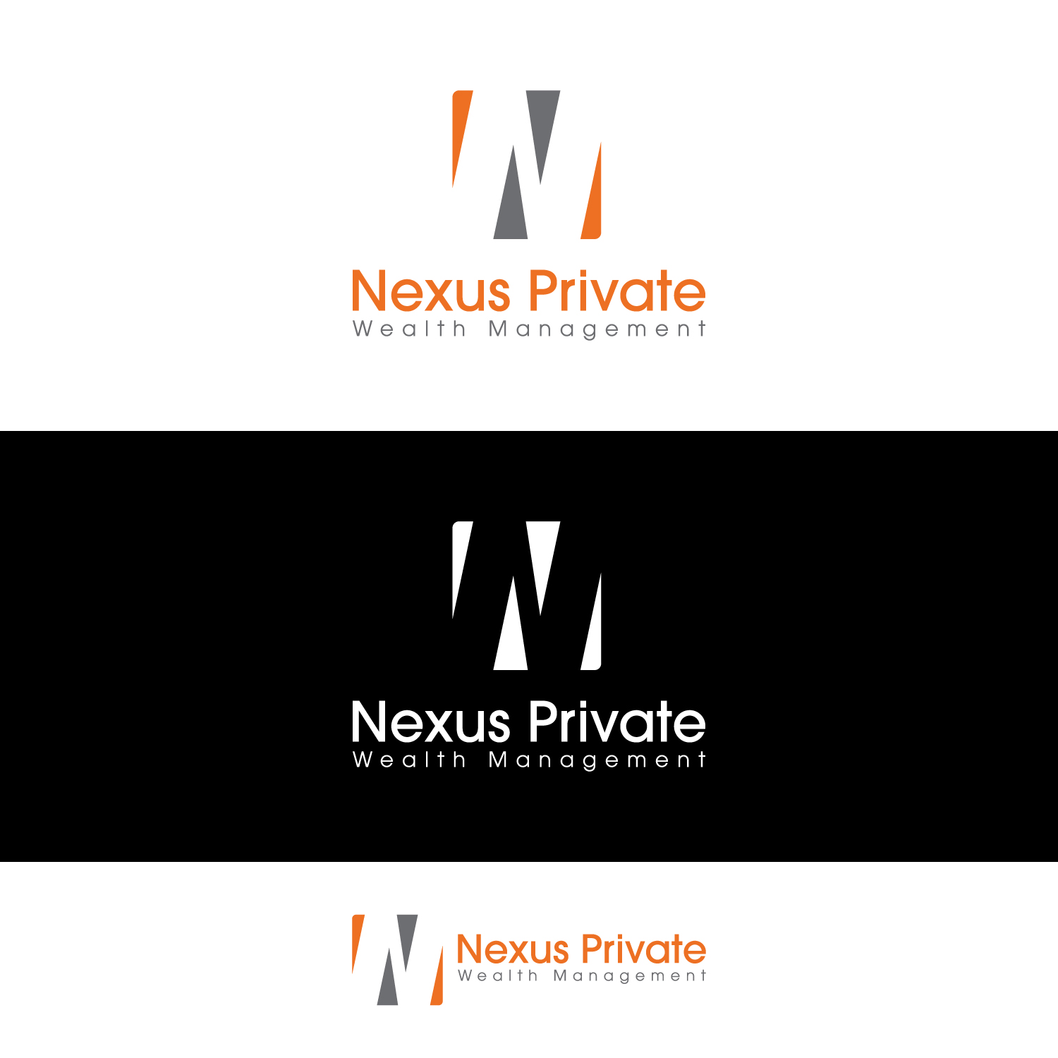 Logo Design by Cut N Cue Media Solutions for Nexus Private Wealth Management | Design #14214959