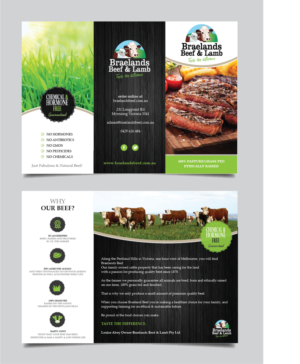 Flyer Design by alex989 for Braelands Beef & lamb Pty Ltd | Design: #14220987