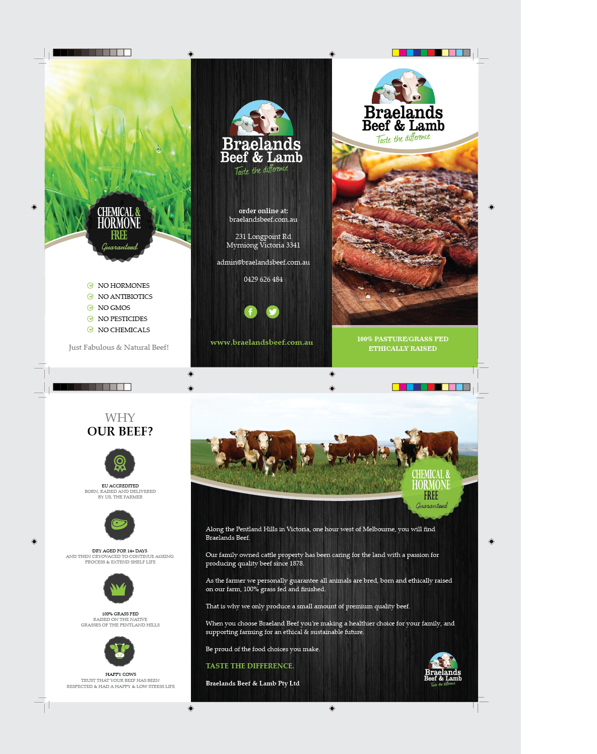 Flyer Design by alex989 for Braelands Beef & lamb Pty Ltd | Design #14354381