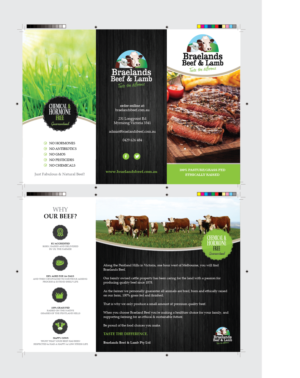Flyer Design by alex989 for Braelands Beef & lamb Pty Ltd | Design: #14354381
