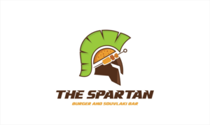 The Spartan - Burger and Souvlaki Bar | Logo Design by Soul Light